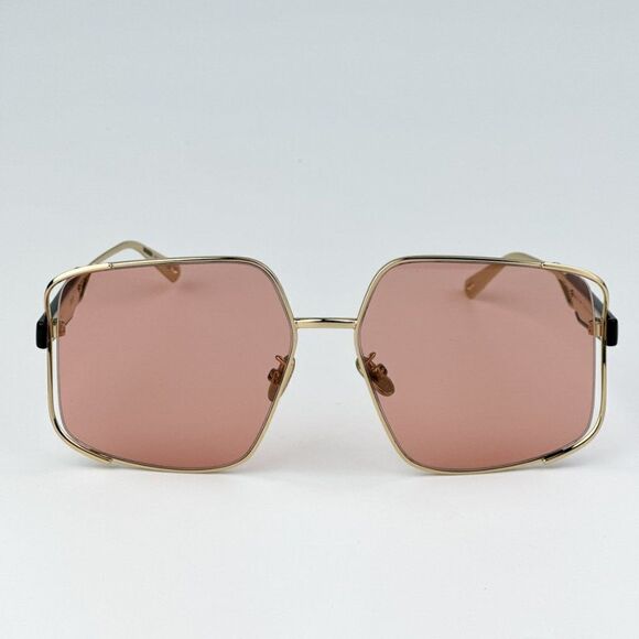 NEW Dior ARCHIDIOR S1U  B0E0 Gold Pink Women Oversized Square Sunglasses main image 10